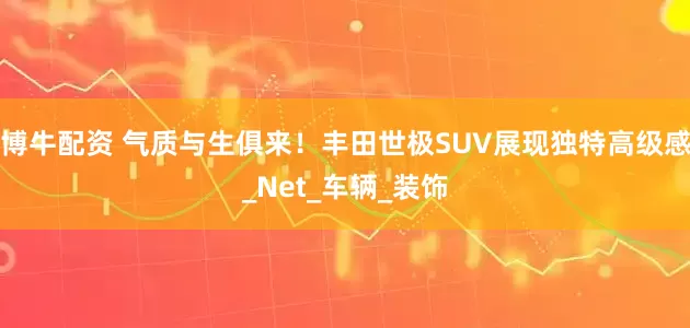 博牛配资 气质与生俱来！丰田世极SUV展现独特高级感_Net_车辆_装饰
